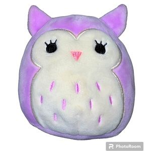 3.5 inch purple owl Squishmallow